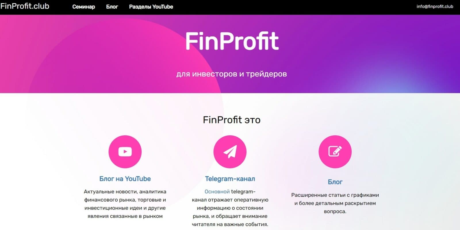 Сайт Финпрофит