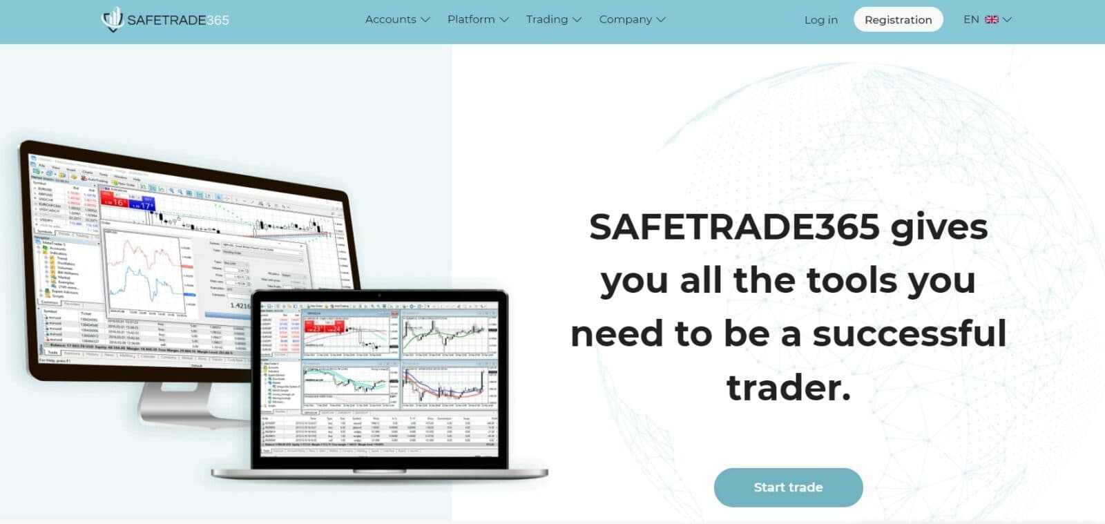 Сайт компании Safetrade365