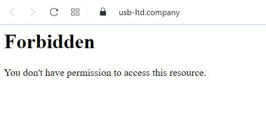 Сайт USB Technology не работает 