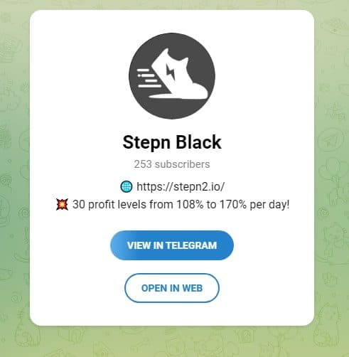 Телеграмм канал Stepnblack