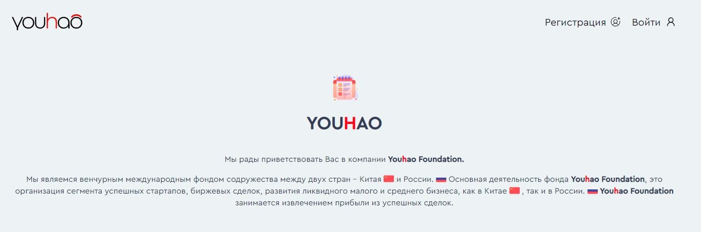 Youhaou Foundation - инвестиционный проект