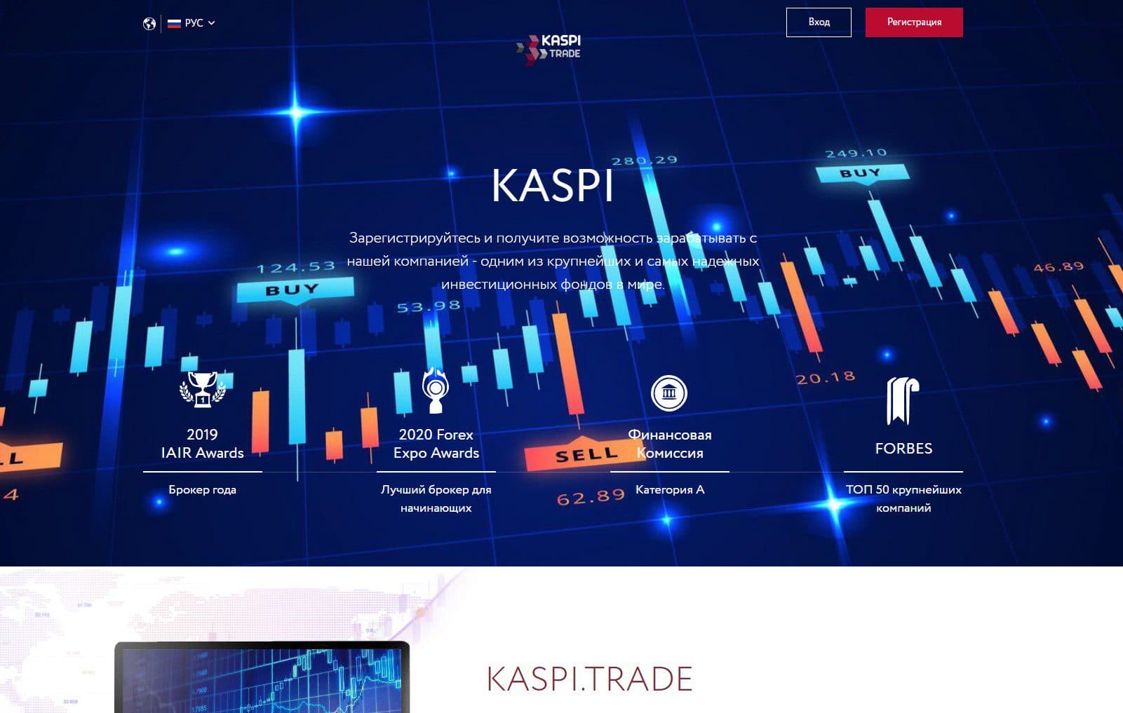 Kaspi Trade платформа