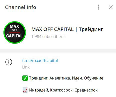 Обзор канала Max Off Capital