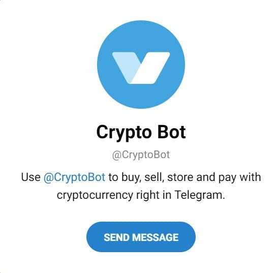 CryptoBot телеграмм