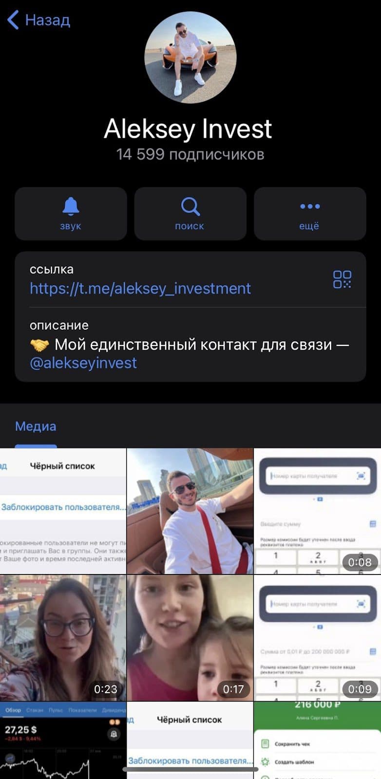 Aleksey Invest телеграмм