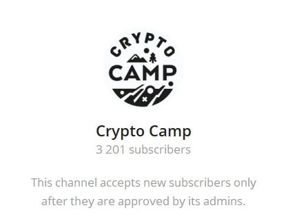 Crypto Camp телеграмм
