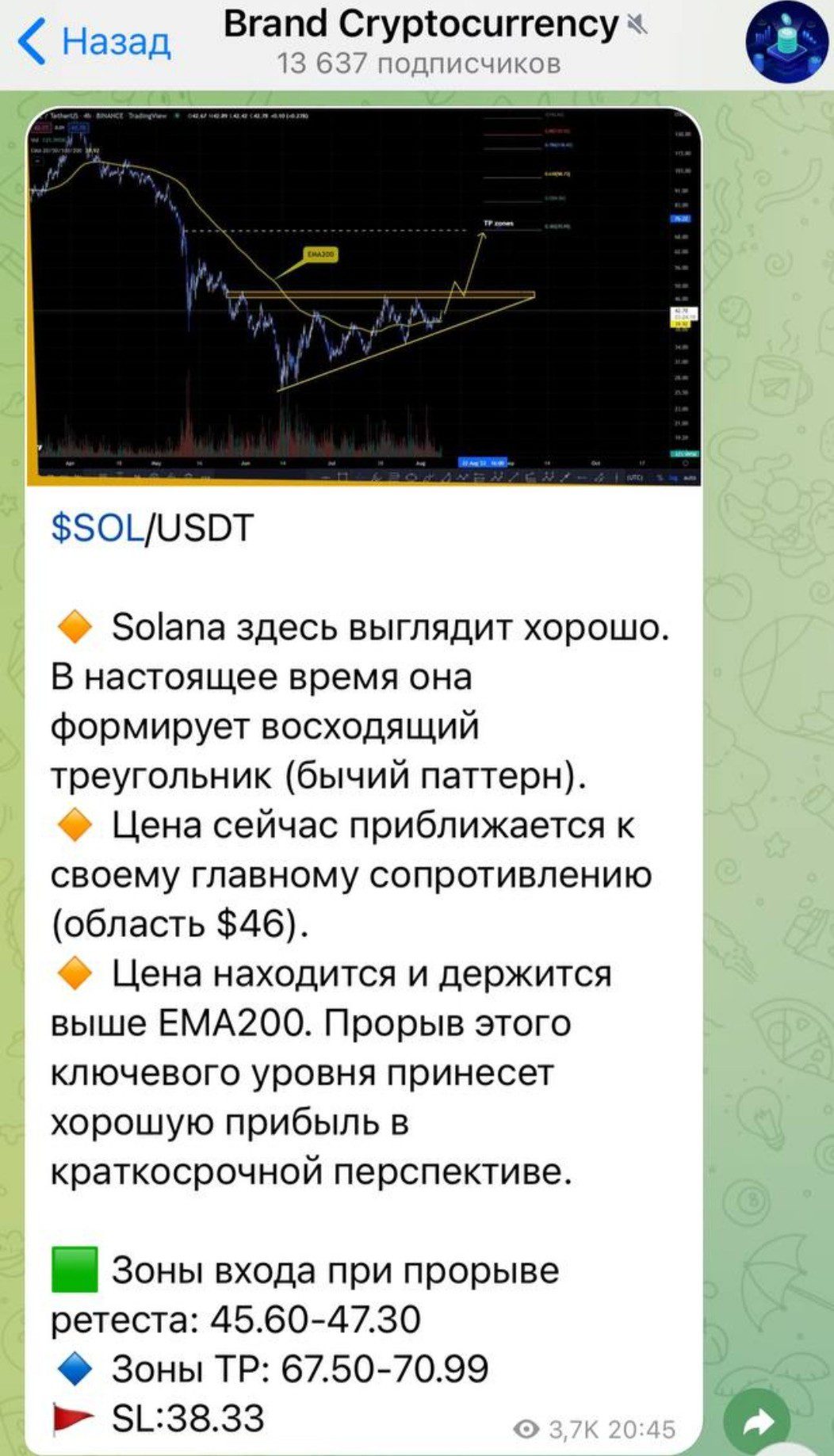 Brand Cryptocurrency телеграм