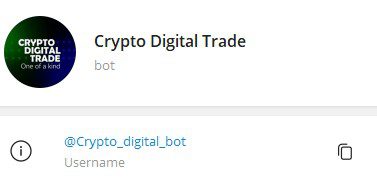 Телеграм Crypto digital trade