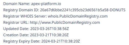 Apex Platform домен