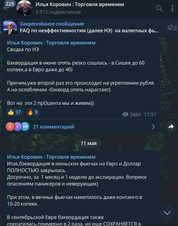 Илья Коровин телеграмм