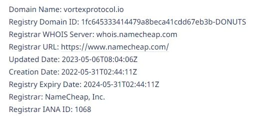 Vortex Protocol.io домен
