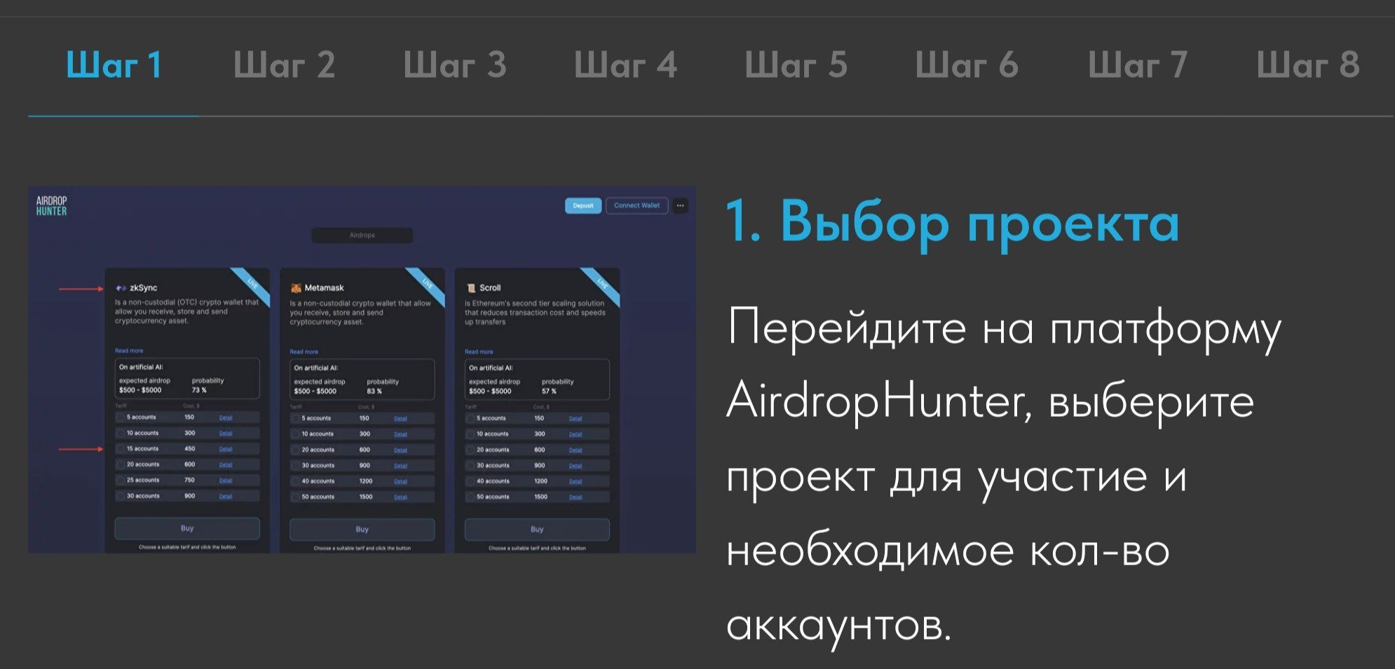Airdrop Hunter обзор проекта