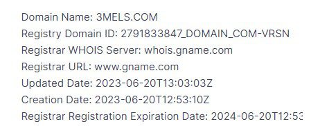 3Mels com сайт домен