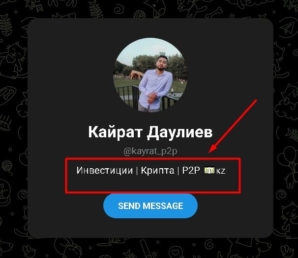 Кайрат Даулиев телеграмм