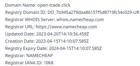 Open-Trade Click домен