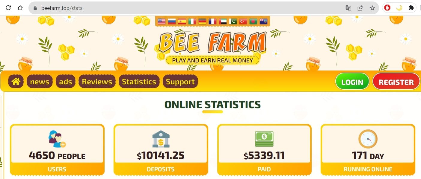 Beefarm статистика