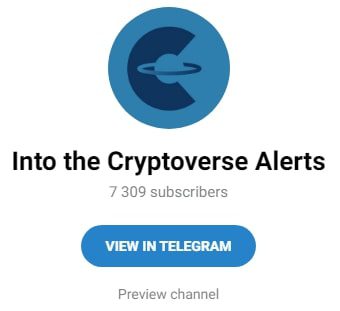 Into the Cryptoverse Alerts
