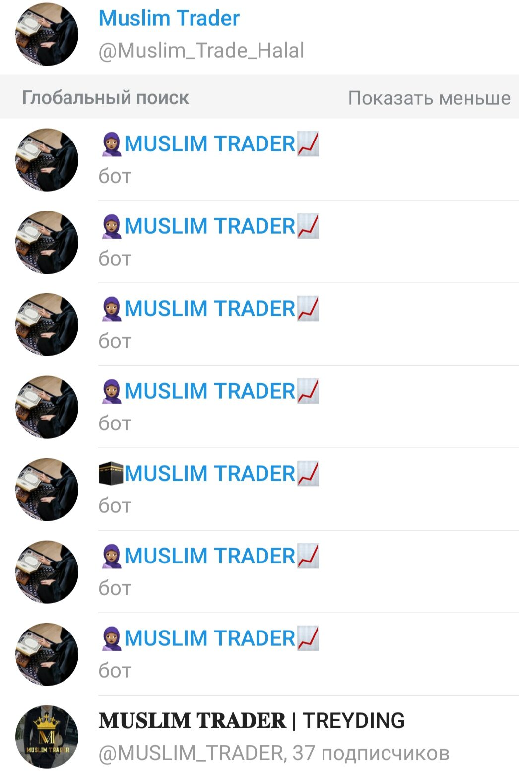 Muslim Trader телеграмм