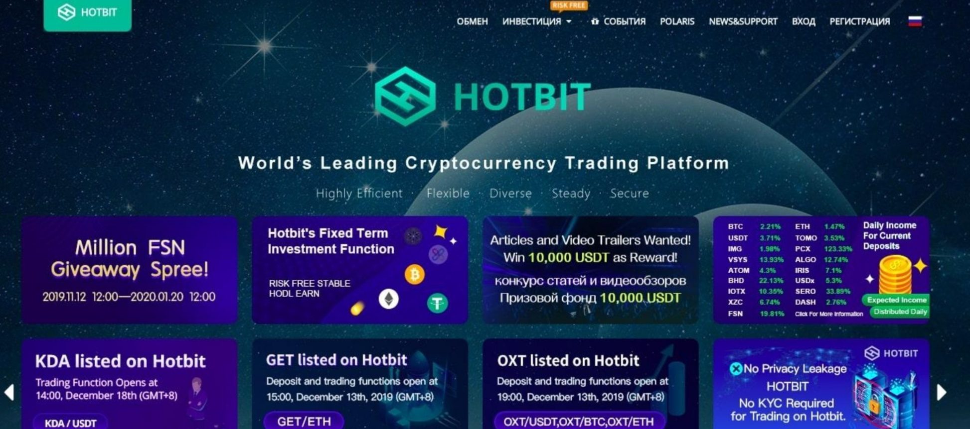 Hotbit сайт