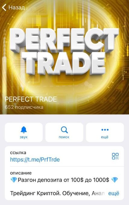 Perfect Trade телеграмм