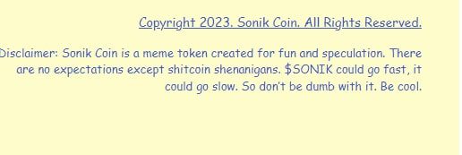Sonic Coin официальный