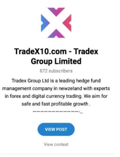 Tradex10 телеграмм