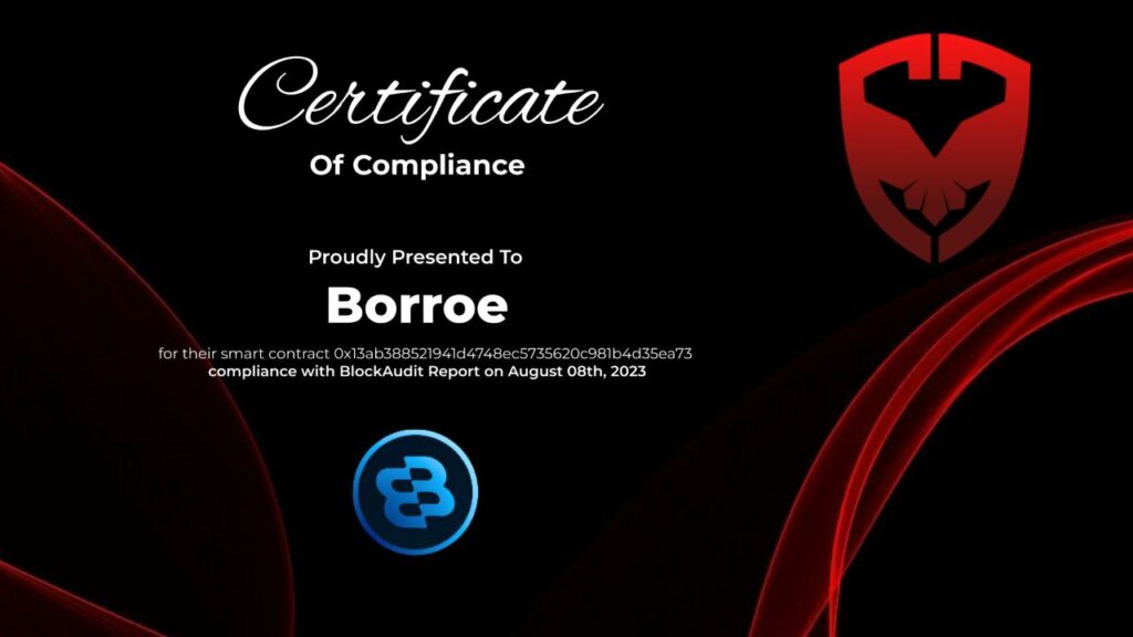 Borroe сертификат