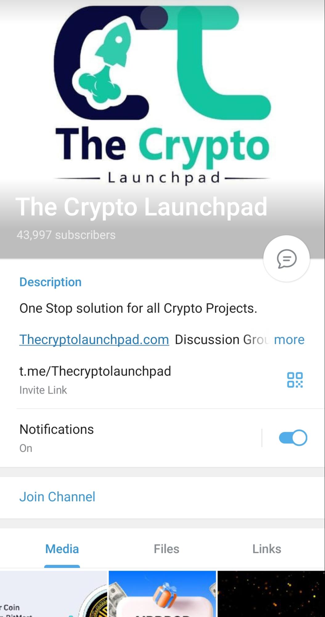 The Crypto Launchpad телеграмм