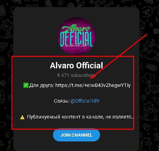 Телеграм-канал Alvaro official