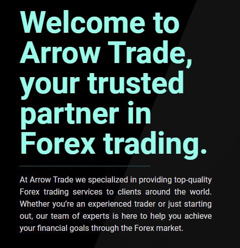 Приветствие Arrow Trade