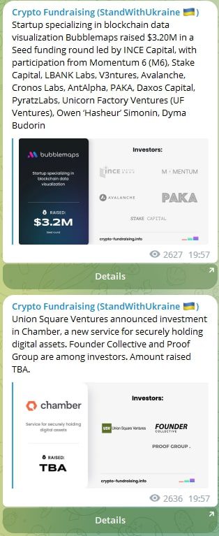 Crypto Fundraising посты