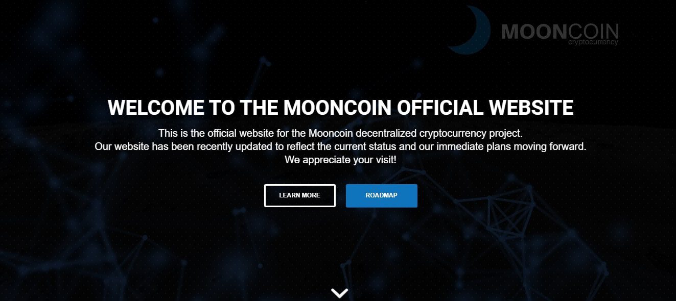Mooncoin сайт