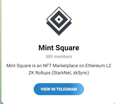 MintSquare телеграм