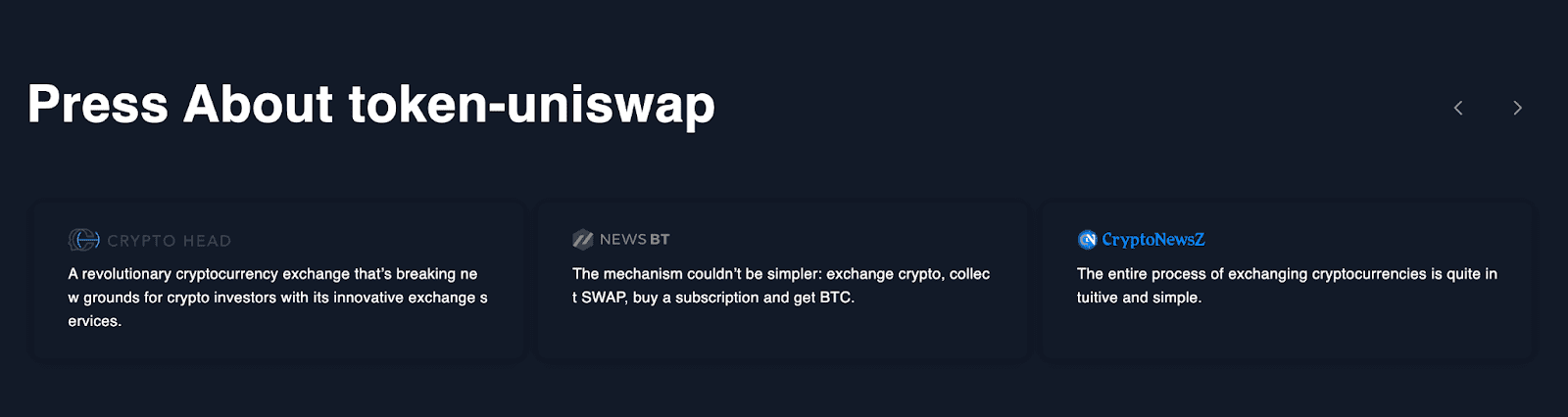 token uniswap org отзывы